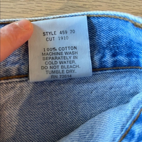 90s Steel Denim Skirt - Picture 4 of 5